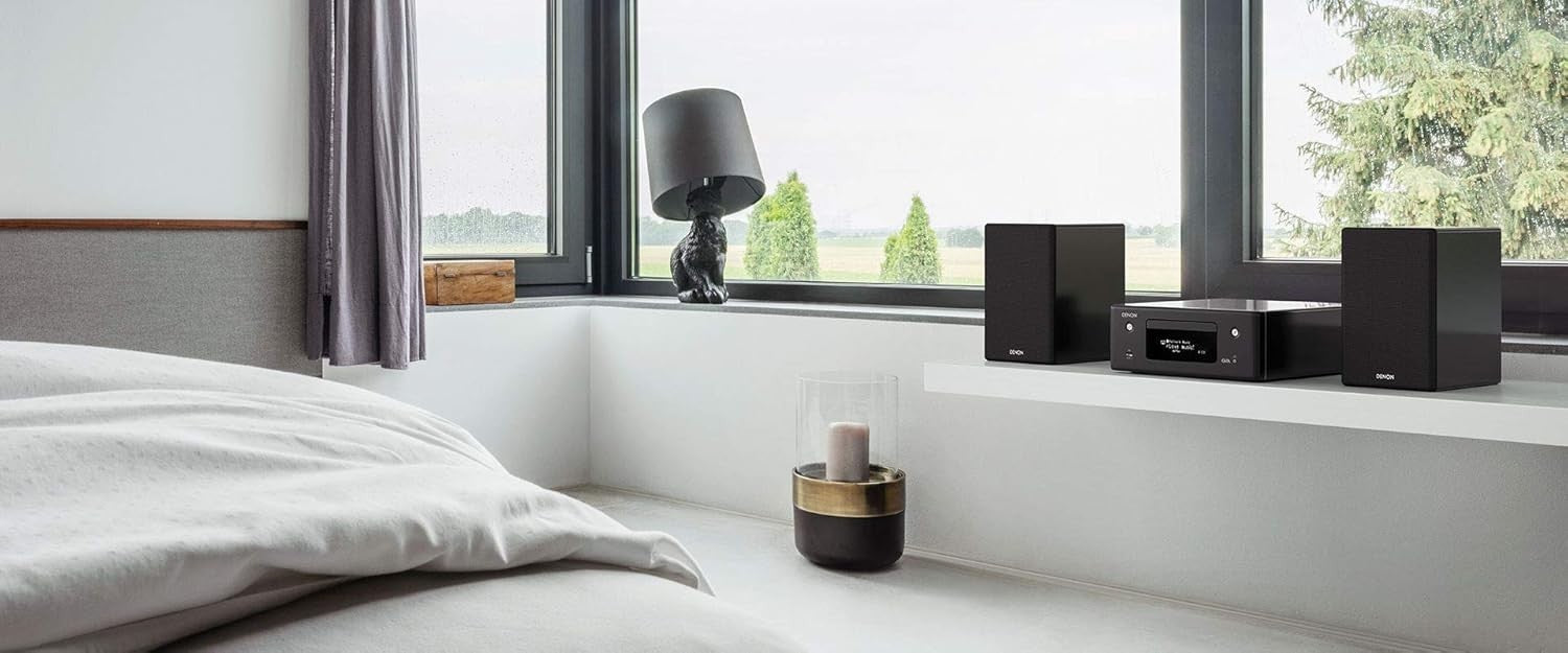Compact HiFi System CD Player Bluetooth TV Sound Multiroom Smart Voice Control