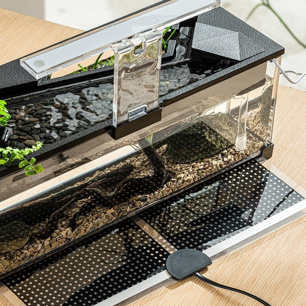 11.6L Desktop Acrylic Fish Tank with Pump, Light & Ecological Filter