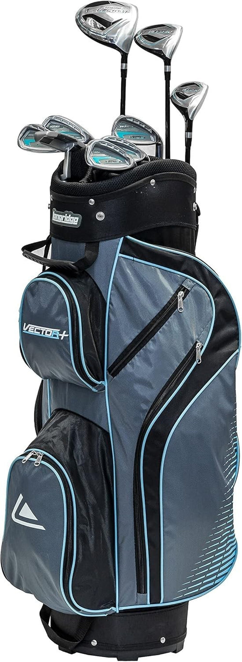 Ladies Left Hand Complete Golf Club Set Graphite Driver Irons Cart Bag
