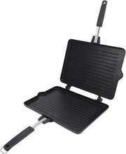Double-Sided Stovetop Panini & Sandwich Maker Non-Stick Grill