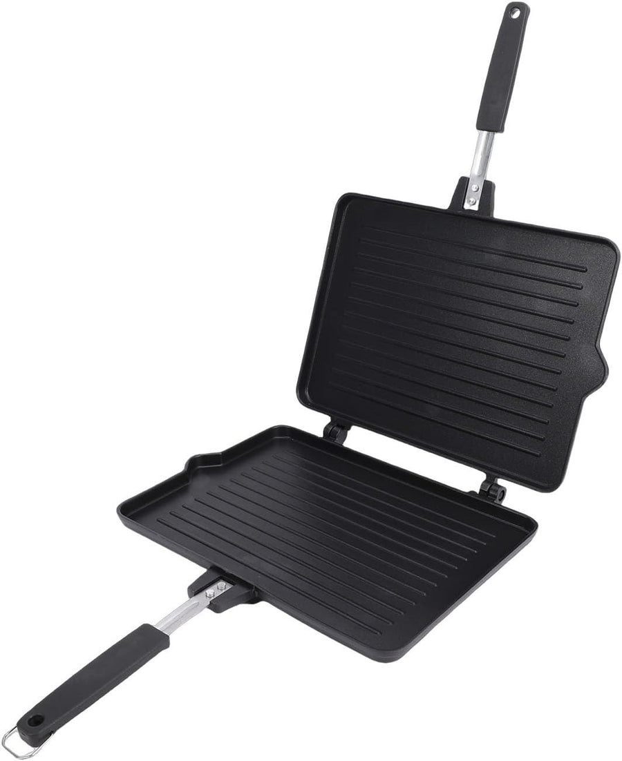 Double-Sided Stovetop Panini & Sandwich Maker Non-Stick Grill