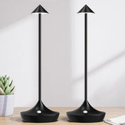 Rechargeable Cordless LED Table Lamps, Dimmable, Portable, 2pcs Set