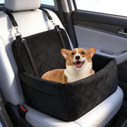 Small Dog Booster Car Seat Memory Foam Travel Bed Washable 20lb