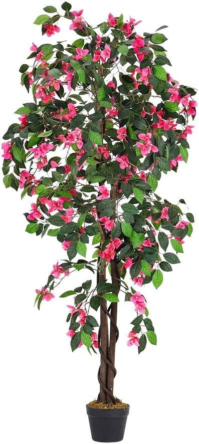 165cm Artificial Azalea Tree in Pot Pink Floral Lifelike Indoor Outdoor Decor
