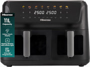 Large Dual Zone Air Fryer 11L SyncServe 8-in-1 Touch Display Fast Healthy Cooker