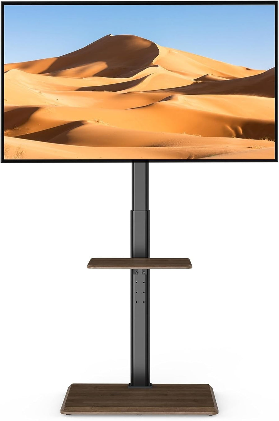32-70" Slim TV Stand Corner Floor Mount Shelf Swivel VESA 600x400 Max 40KG