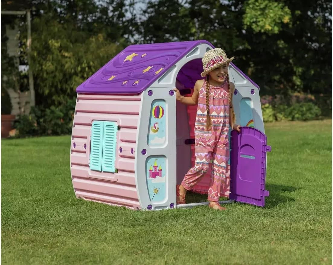 Unicorn Kids Playhouse Indoor Outdoor UV Safe No Tools Assembly