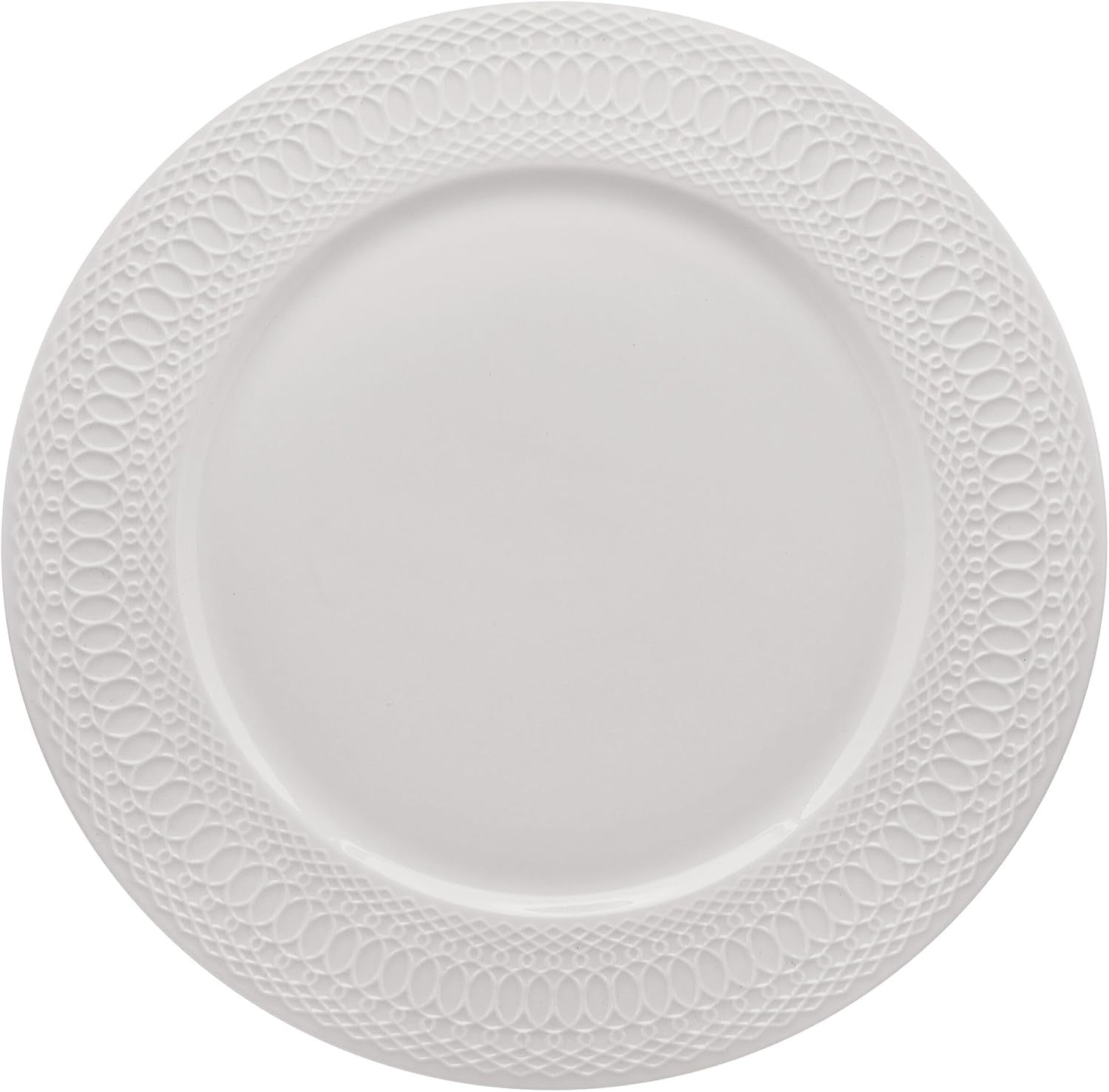 12 Piece Bone China Dinner Set Lightweight Chip Resistant Plates Bowls
