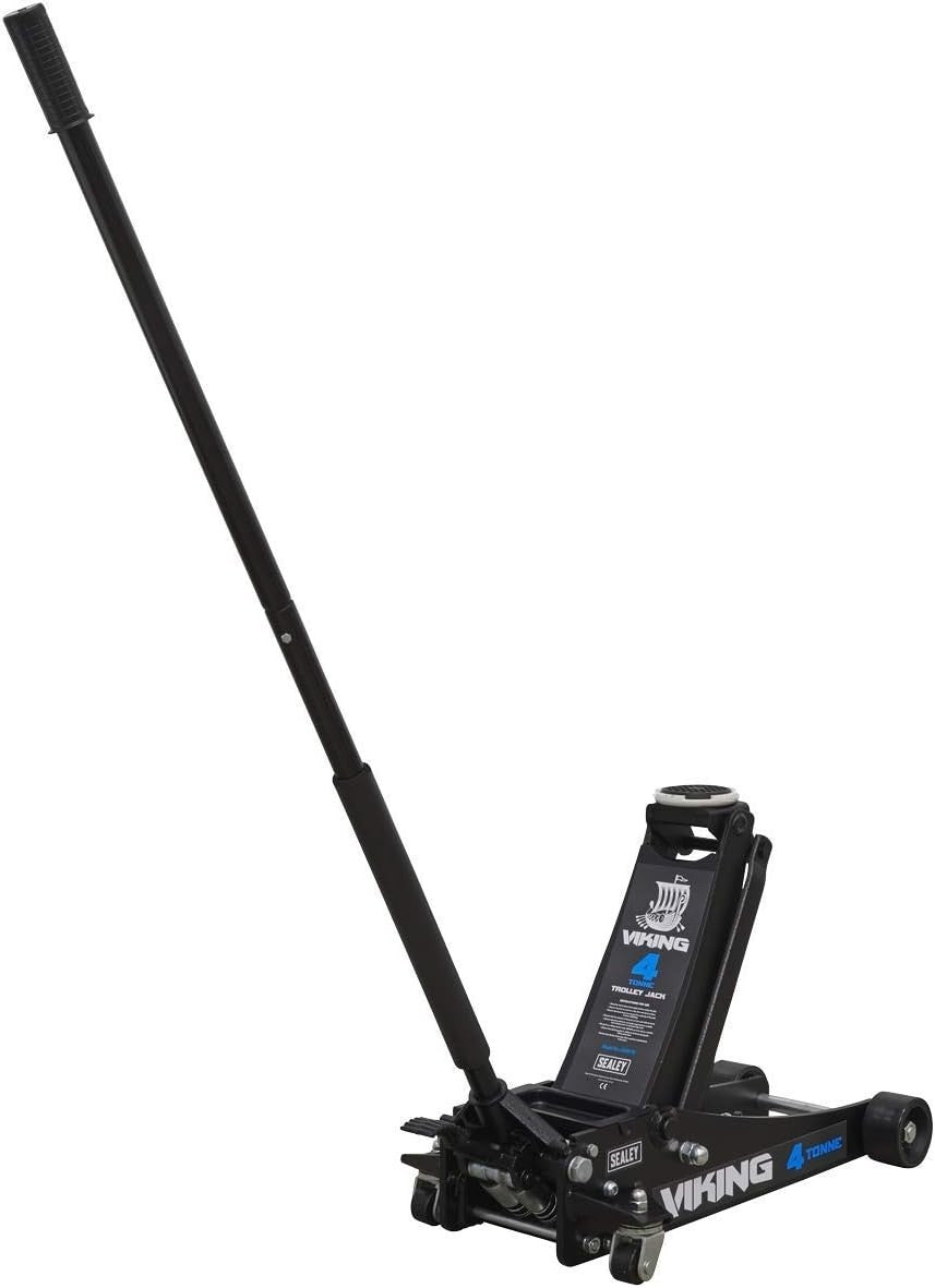 4 Ton Low Profile Trolley Jack Rocket Lift 100–533mm Heavy Duty Fast Lift Car