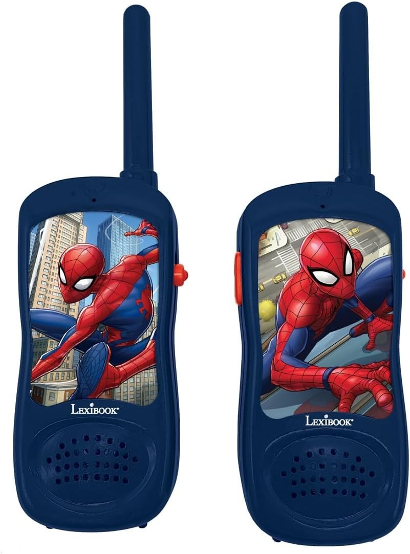 Kids Spider Walkie Talkies Belt Clip Outdoor Communication Toy Set