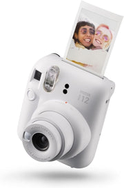 Mini Instant Camera Clay White Selfie Mirror Auto Flash Photo Printer