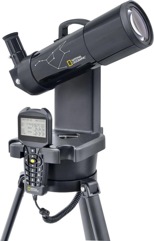 Computer Controlled Refractor Telescope 70mm GoTo Auto Focus Black Kit