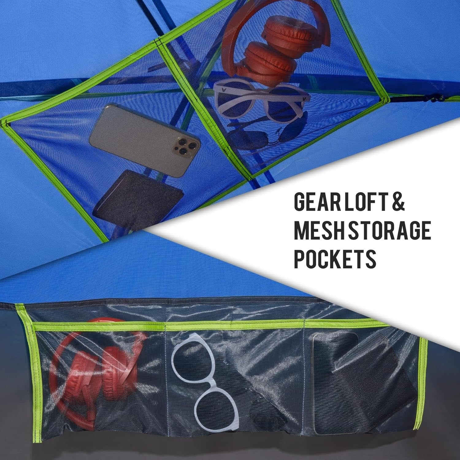 6 Person Waterproof Family Camping Tent Easy Setup with Ground Mat