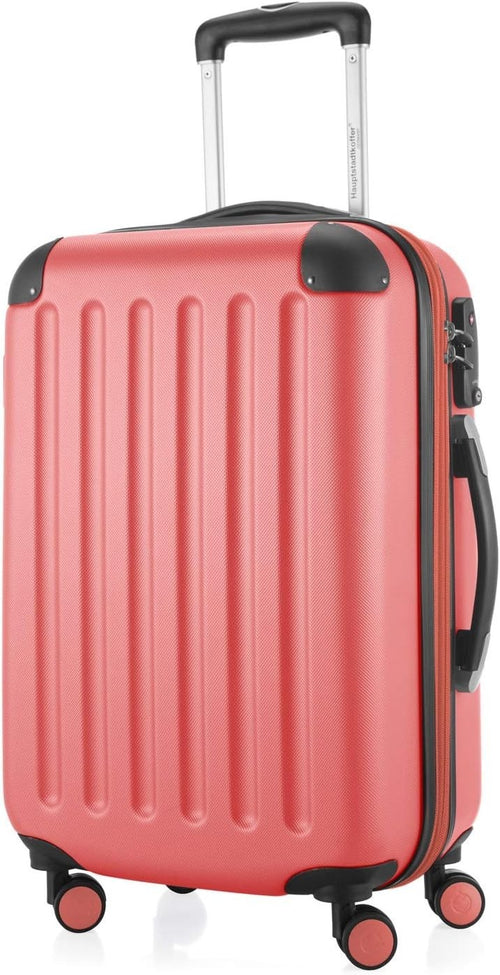 Lightweight 55cm Cabin Suitcase Hard Shell Expandable Spinner Carry On 42L