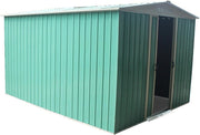 8x10ft Heavy Duty Metal Garden Shed Waterproof Outdoor Storage Lockable House