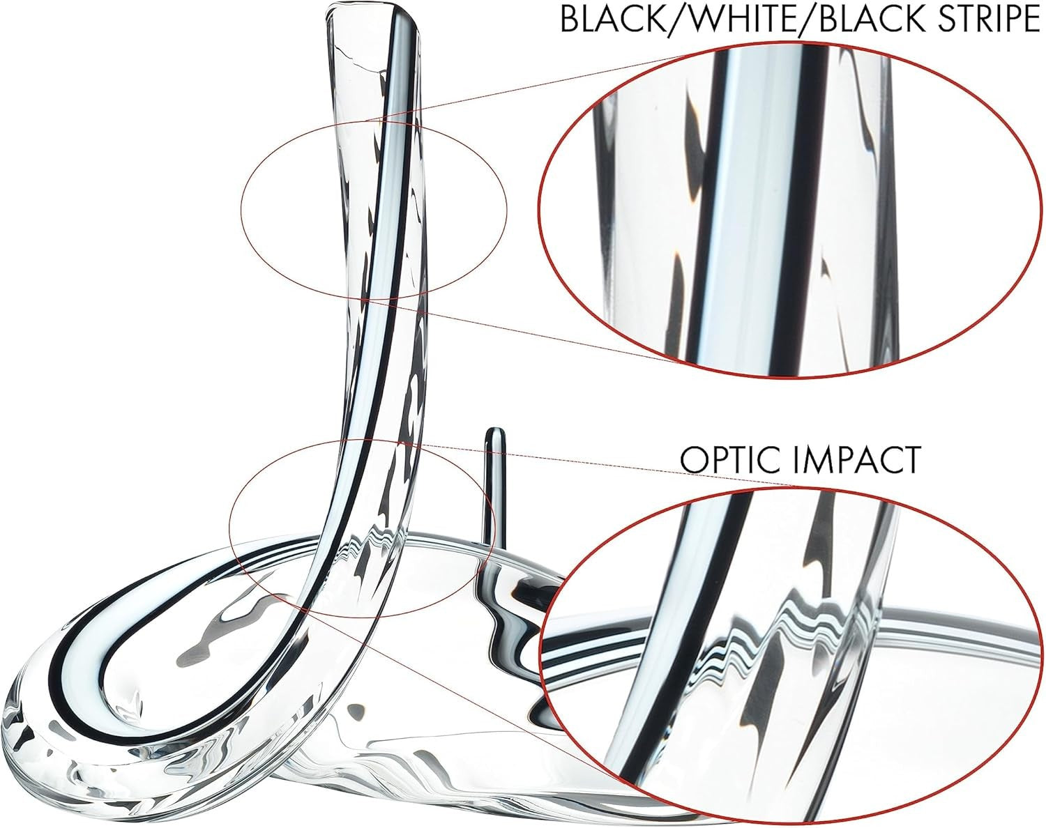 Luxury Handblown Crystal Mamba Wine Decanter 1.5L Elegant Aerator Ornament