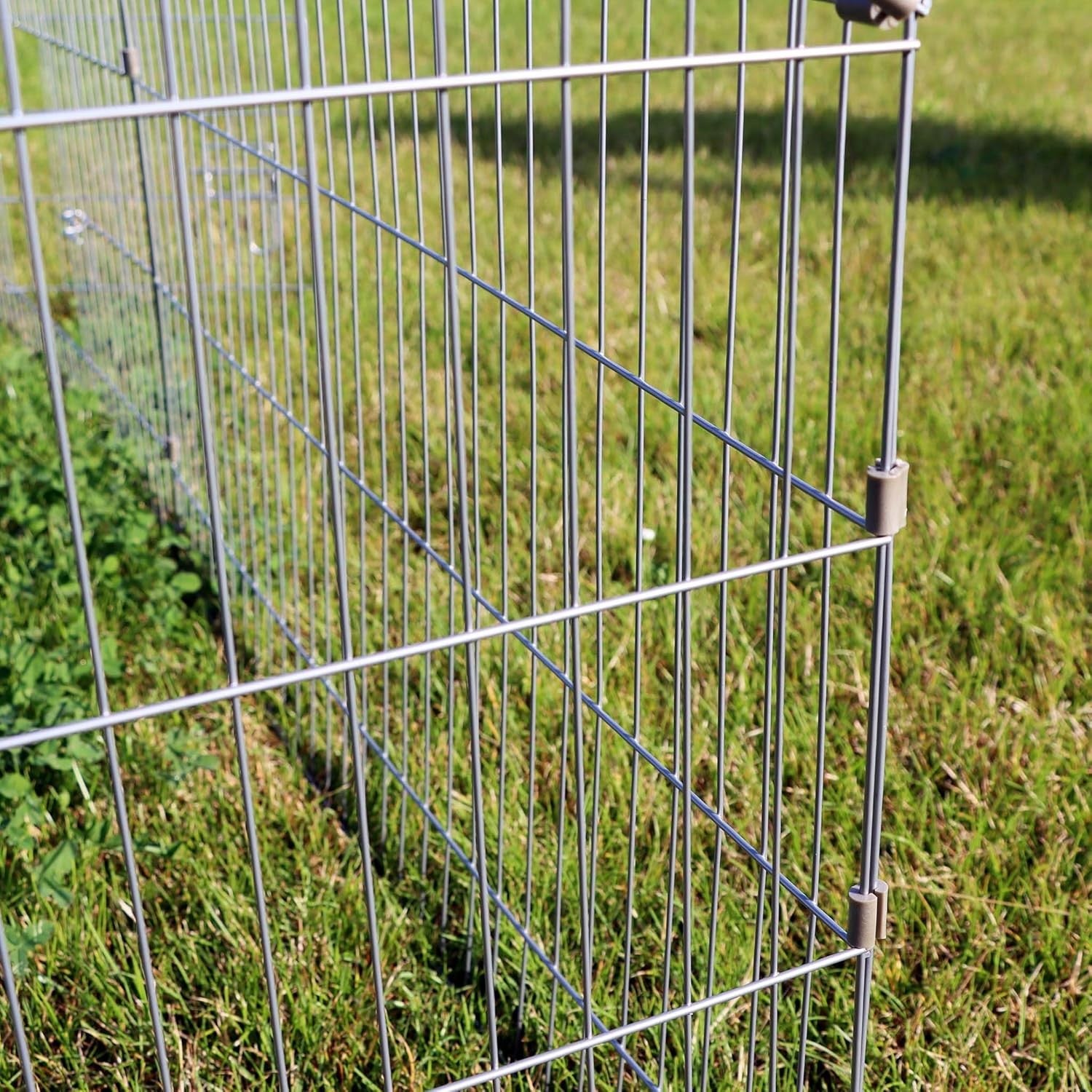 Large Rabbit Run Outdoor Metal Enclosure Secure Hutch Exercise Pen