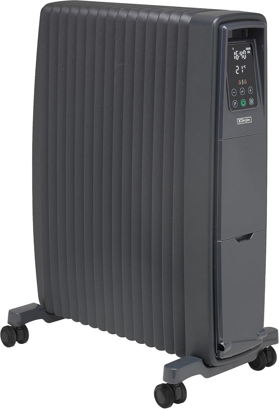 Portable Oil-Free Electric Radiator Heater with Timer, Thermostat & Bluetooth