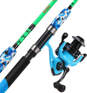 Ultralight Travel Fishing Rod & Spinning Reel Combo – Graphite & Cork Grip