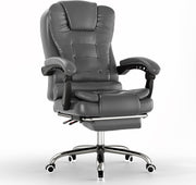 Executive Ergonomic Office Chair Reclining Footrest Swivel Desk Computer Seat Gr