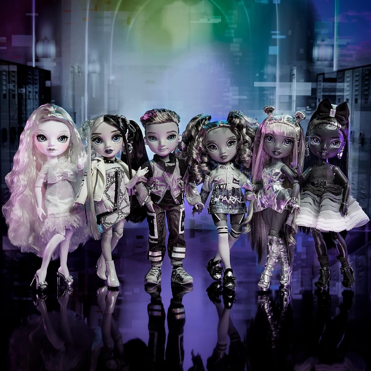 Greyscale Fashion Doll Two Outfits Streetwear Accessories Stand