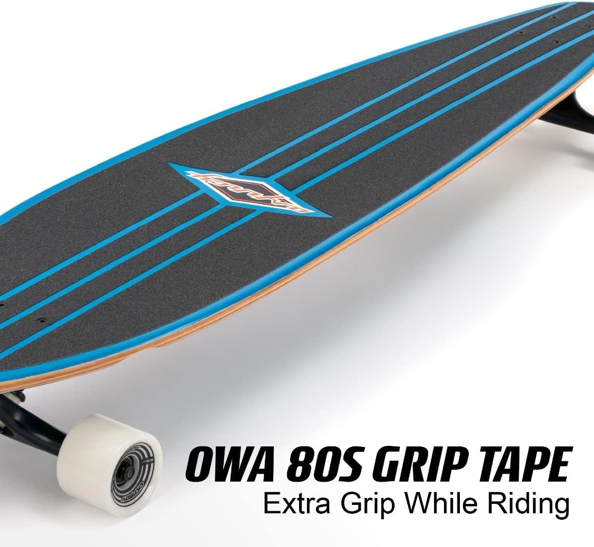40in Pintail Longboard Cruiser 8-Ply Maple Deck Drop-Thru Carving Skateboard