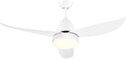 3-Blade Reversible Ceiling Fan with LED Light, 6-Speed, Remote, Timer