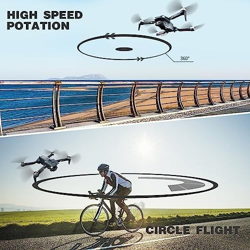 Mini RC Drone with 1080P Camera, App Control, 360° Flips, Headless Mode