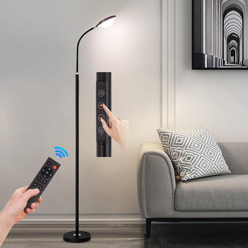 Super Bright LED Floor Lamp Remote Dimmable Touch Control Reading Light