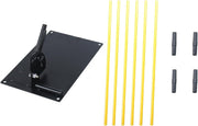 Golf Alignment Stick Holder Set Swing Trainer Posture Corrector