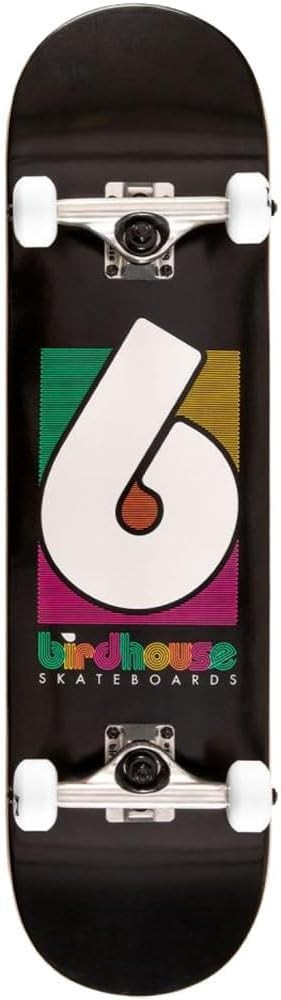 Complete Skateboard Neon B Logo 8.125" Maple Deck