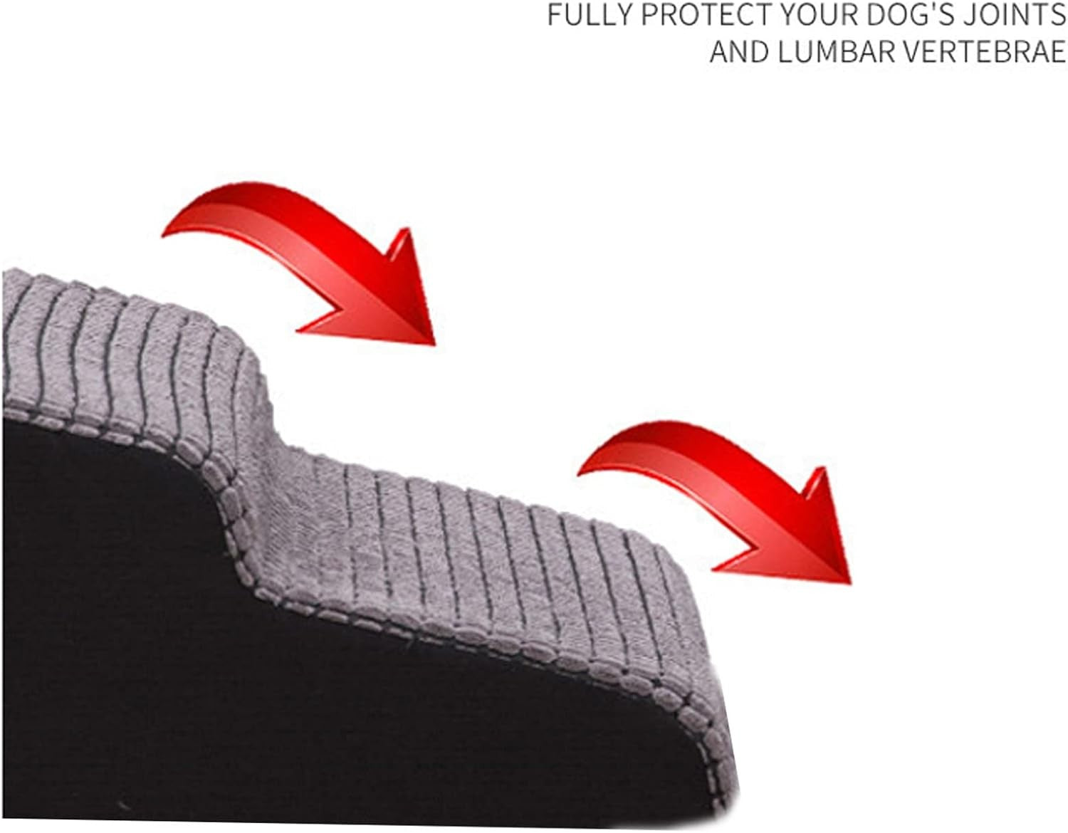 2-Step Pet Stairs Small Medium Cats Dogs Sofa Bed Washable Removable Cover