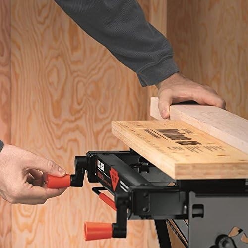 1250W Circular Saw 66mm Cut with Laser + Heavy Duty Workbench Clamp Stand