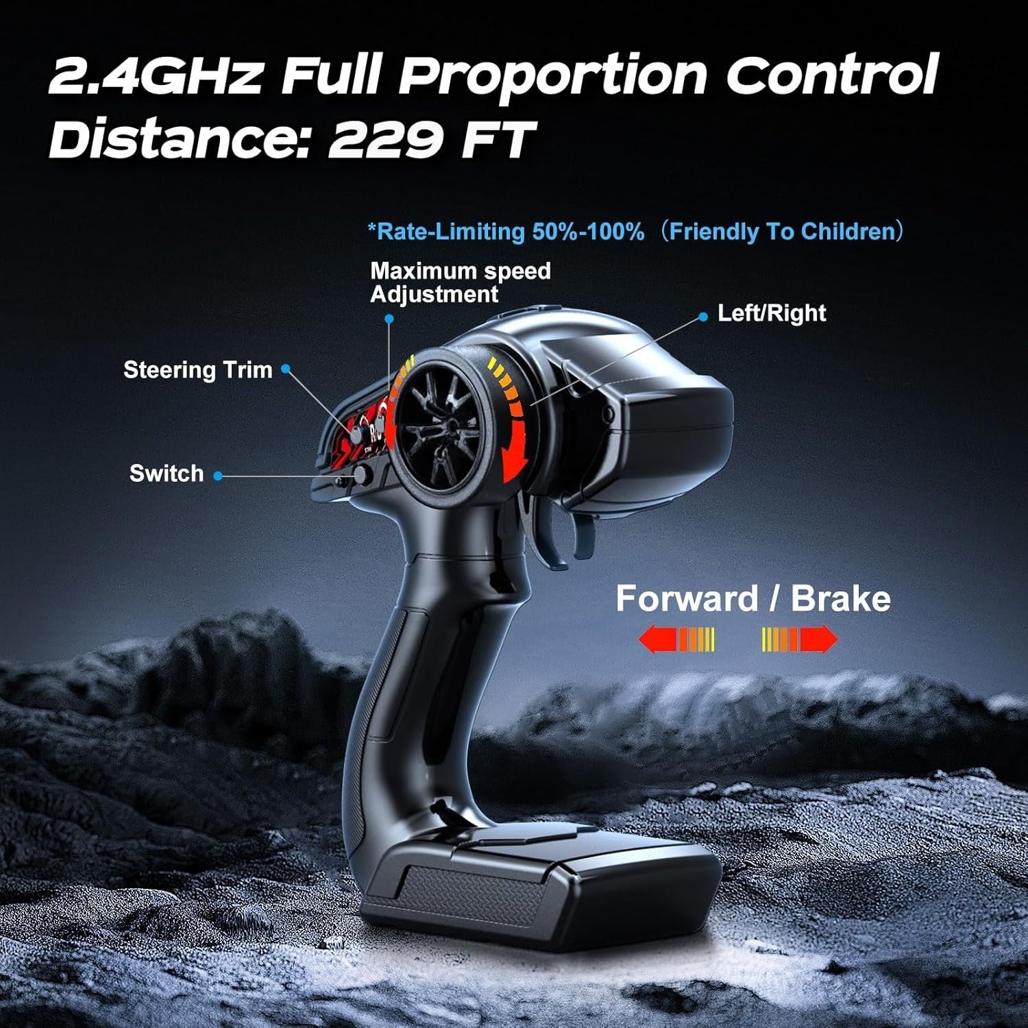 1:18 High-Speed 4x4 RC Car 40KM/H Off-Road Truck Adults Boys Dual Battery