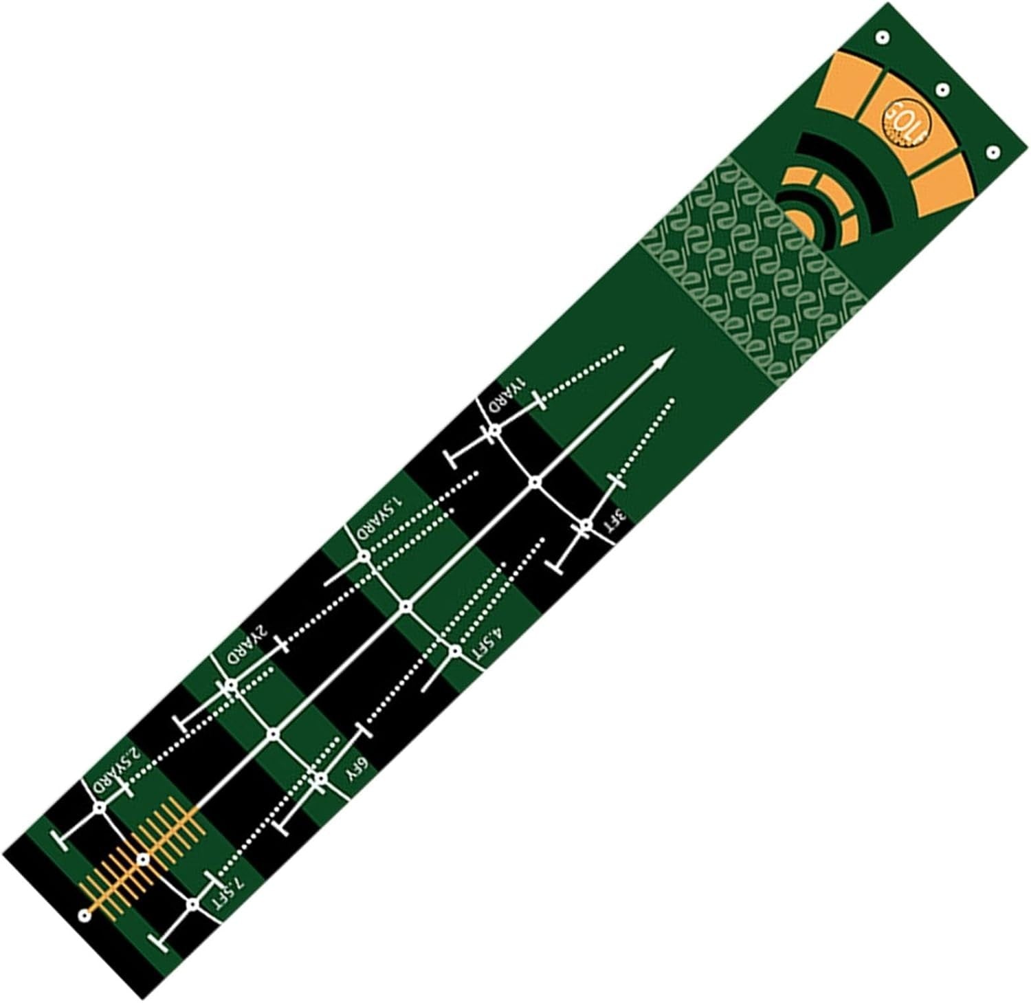 Golf Putting Mat 29” Indoor Practice Green with Alignment Lines Training Aid