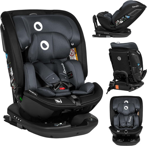 i-Size 360° Rotating Car Seat ISOFIX 0–12 Years Rear & Forward Facing