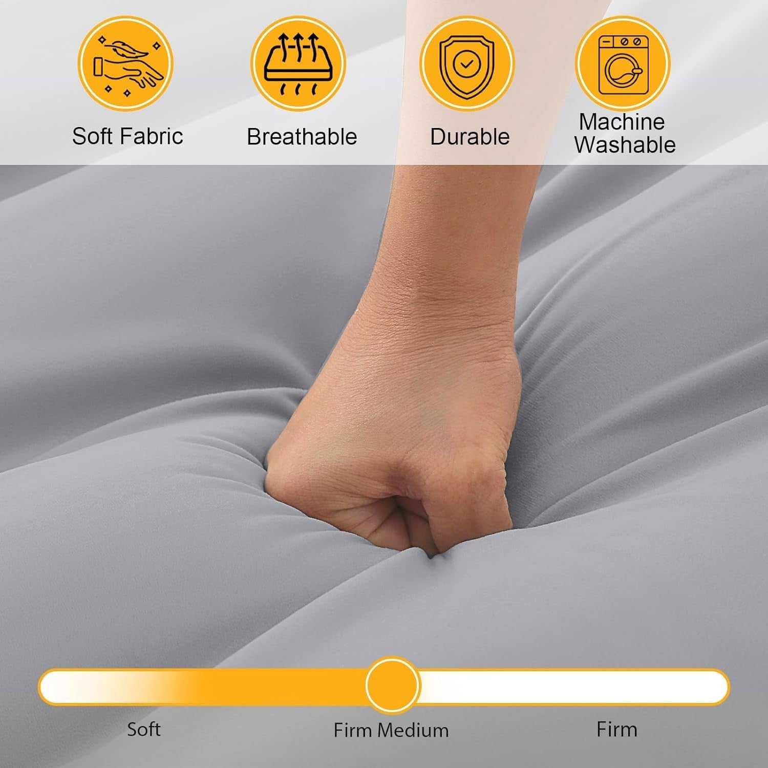 Roll Up Floor Mattress Small Double 10cm Foam Guest Travel Bed Tent