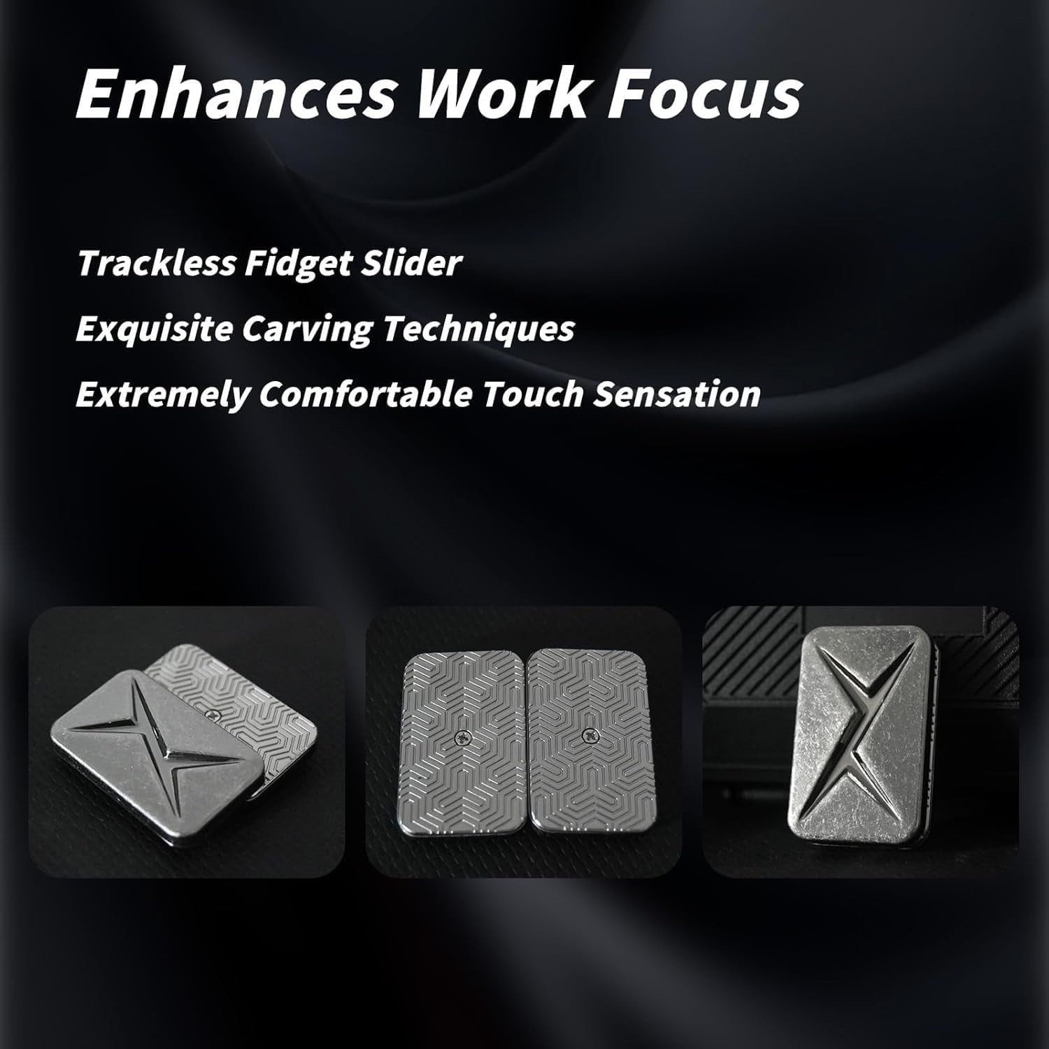 Metal Magnetic Fidget Slider All-Direction Click EDC Stress Relief ADHD