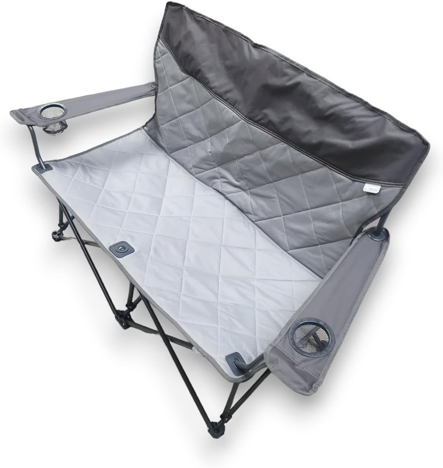 Portable Folding Camping Chair with Cup Holder, Padded Seat, Lightweight