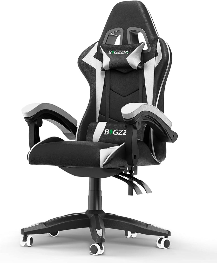Ergonomic Gaming Chair PU Leather w/ Lumbar Headrest