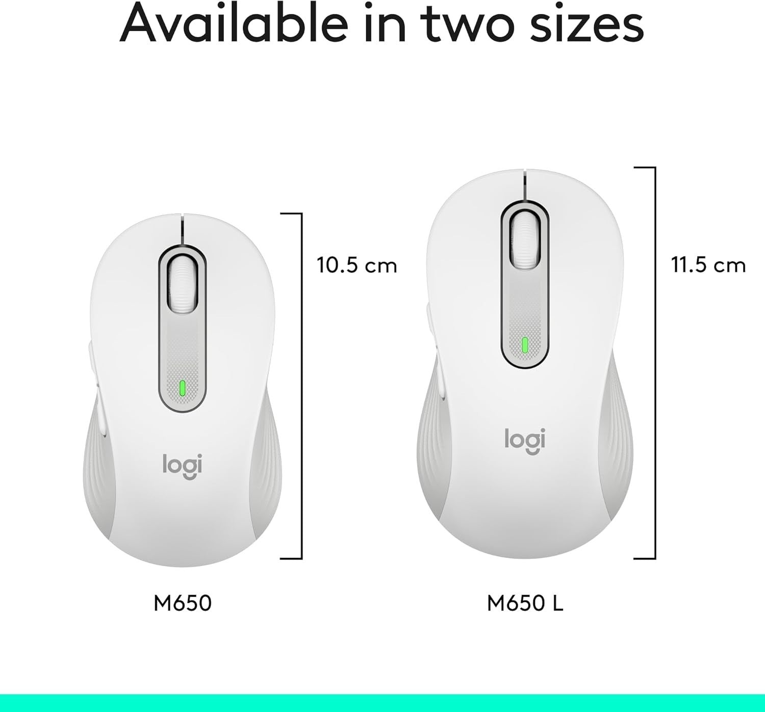 Large Size Silent Wireless Mouse Ergonomic Bluetooth Comfort Grip Home Office