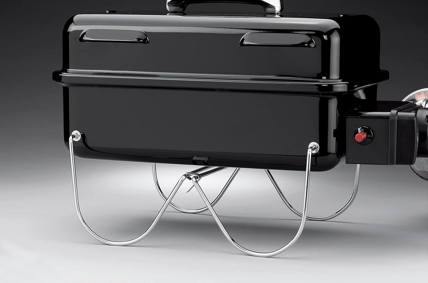 Portable Gas BBQ Grill with Push Ignition – Compact Folding Travel Barbecue