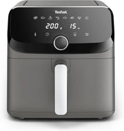 7.5L Mega Air Fryer XL | Family Size Up to 8 | 8 Presets | Energy-Saving Grey