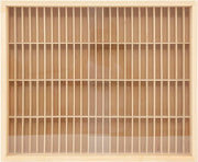 100 Slot Cassette Tape Storage Rack Wall Mount Media Display Cabinet