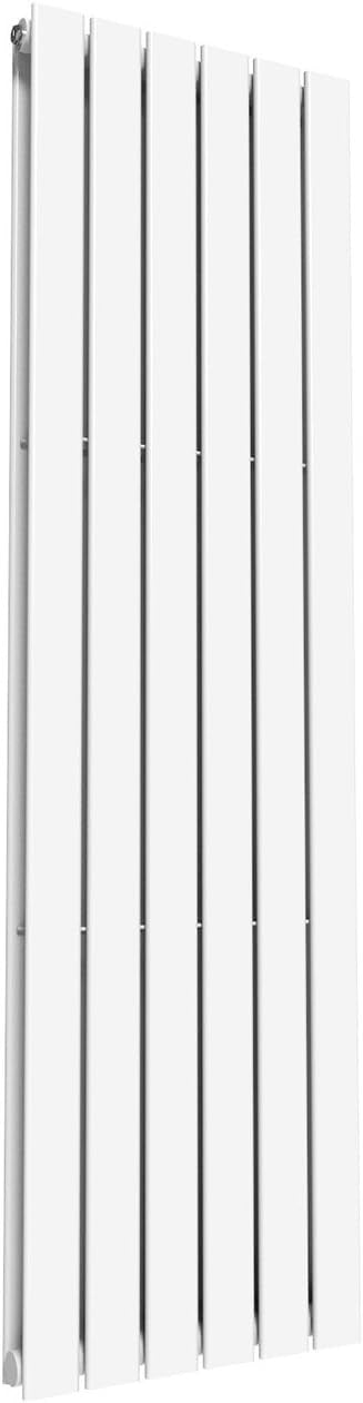 White Vertical Designer Radiator 1600x452mm Double Panel Central Heating