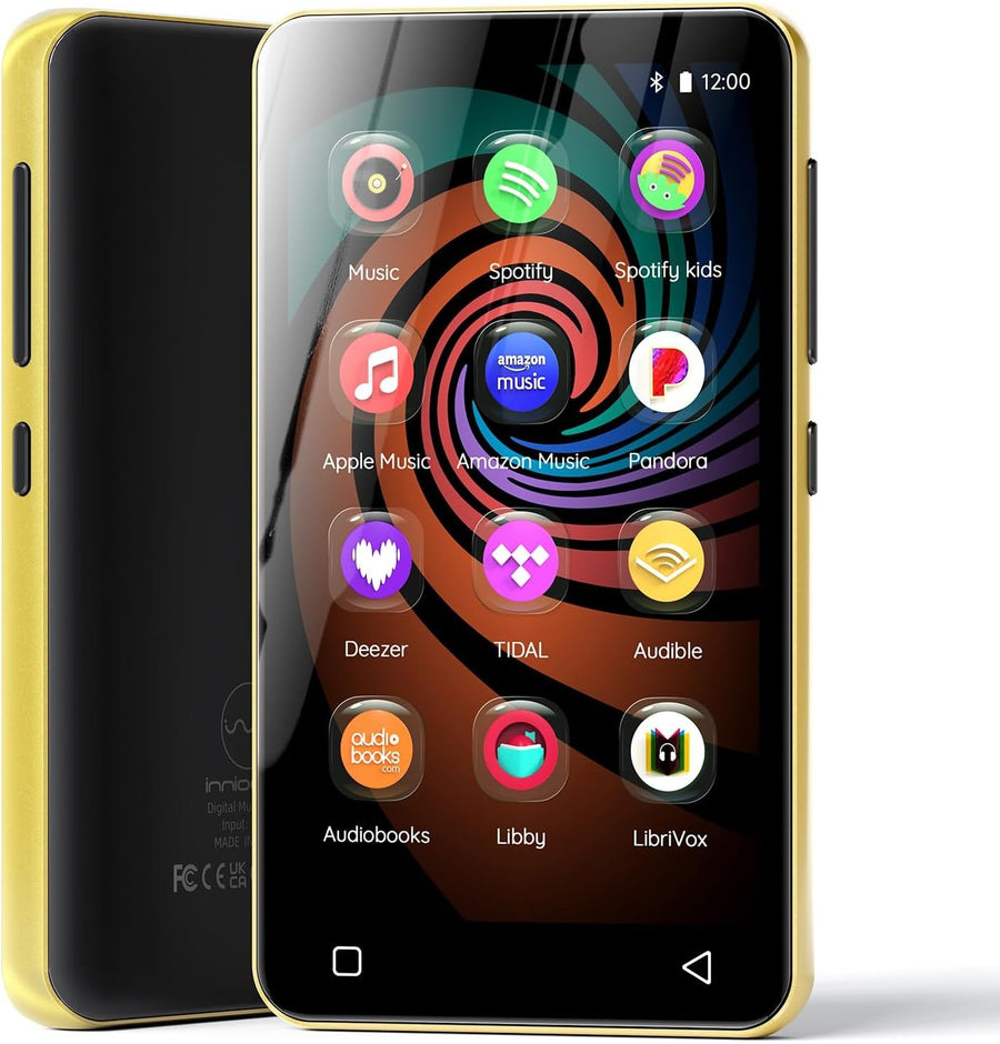 160GB MP3 MP4 Player Black Gold 4" Touch WiFi Bluetooth
