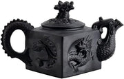 Kung Fu Tea Set Purple Clay Teapot Cups Chinese Ceramic Tea Ceremony Black
