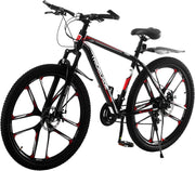27.5" Mountain Bike 21 Speed Dual Disc Brake Lightweight Adult Commuter MTB