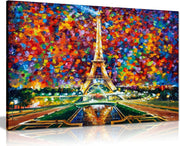 Paris Eiffel Tower Canvas Wall Art City Landscape Picture Print Home Decor 24x16
