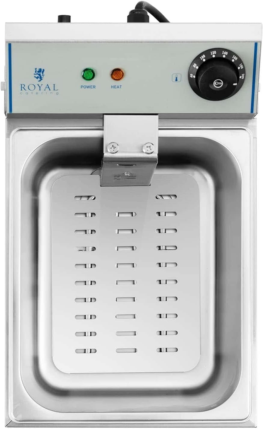10L Commercial Deep Fat Fryer 3200W Stainless Steel ECO Countertop